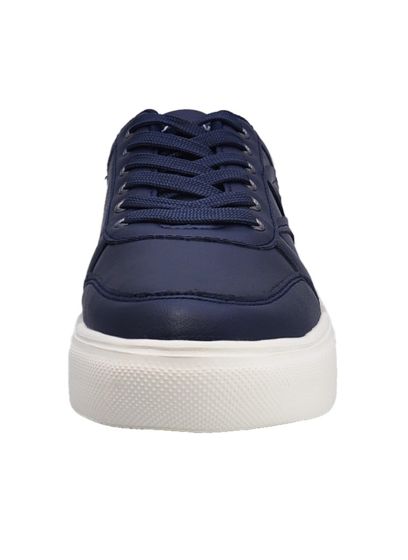 Sky View Athlesiure Men's Classic Low Top Shoes Fashion Sneaker with Soft Insole Causal Dress Shoes for Men Comfortable Walking Skate Shoes Navy  - Image 4