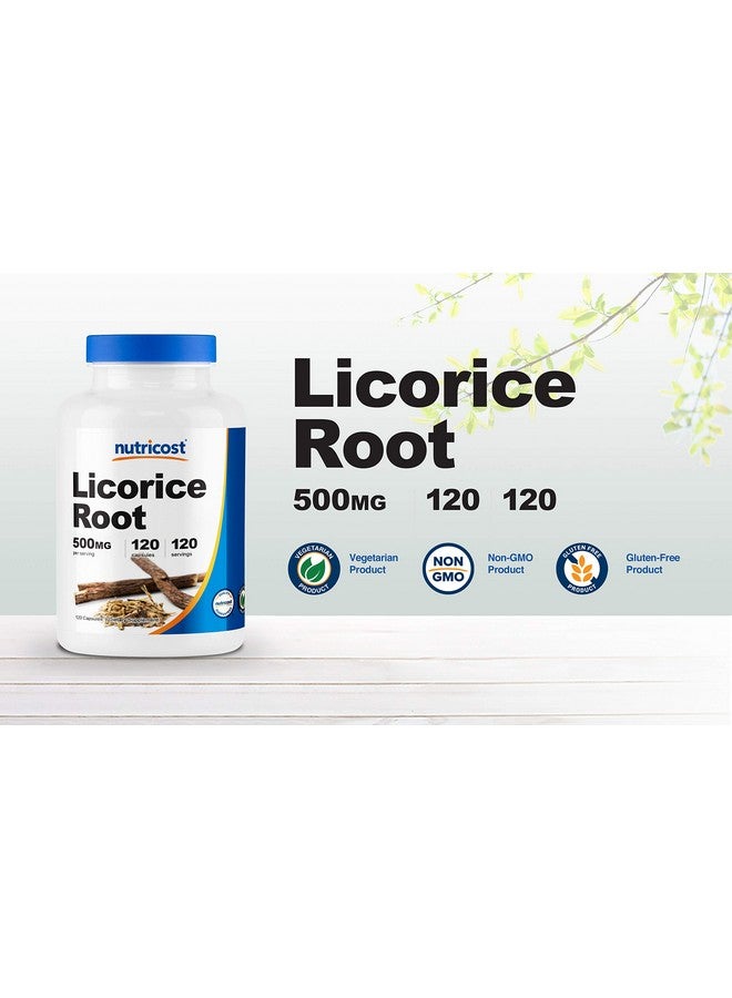 Nutricost Licorice Root 500mg, 120 Capsules - Non-GMO, Gluten Free - Image 3