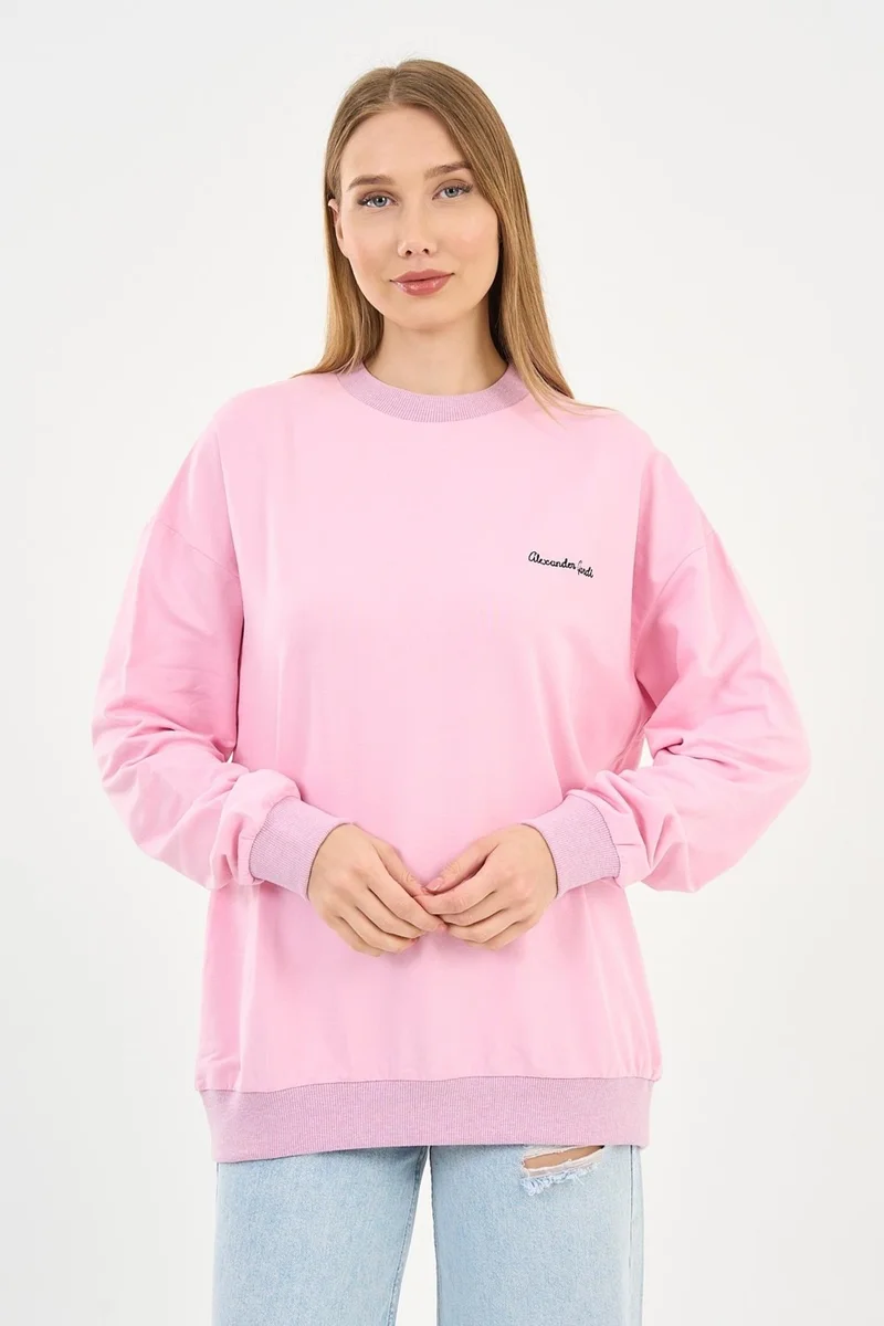 الكسندر جاردي Alexandergardi Crew Neck Sweatshirt (B23-0020)