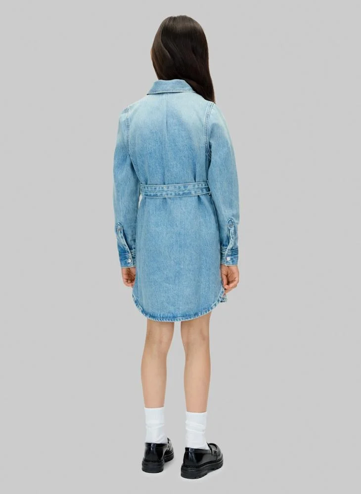 Calvin Klein Jeans Kids Mini Denim Shirt Dress