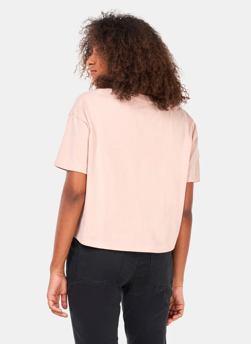 Timberland Women's Cropped Logo T-Shirt