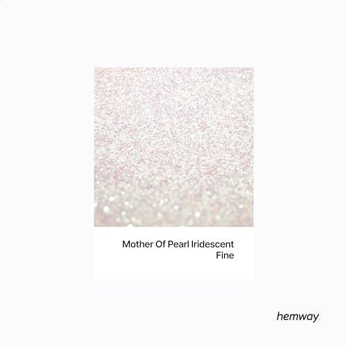 Hemway Glitter Grout Additive add Sparkle to Mosaic Tiles, Bathrooms, Wet Rooms, Kitchens, Tiled Based Rooms and Cement Based Grouts 100g / 3.5oz - Mother of Pearl Iridescent - Image 2