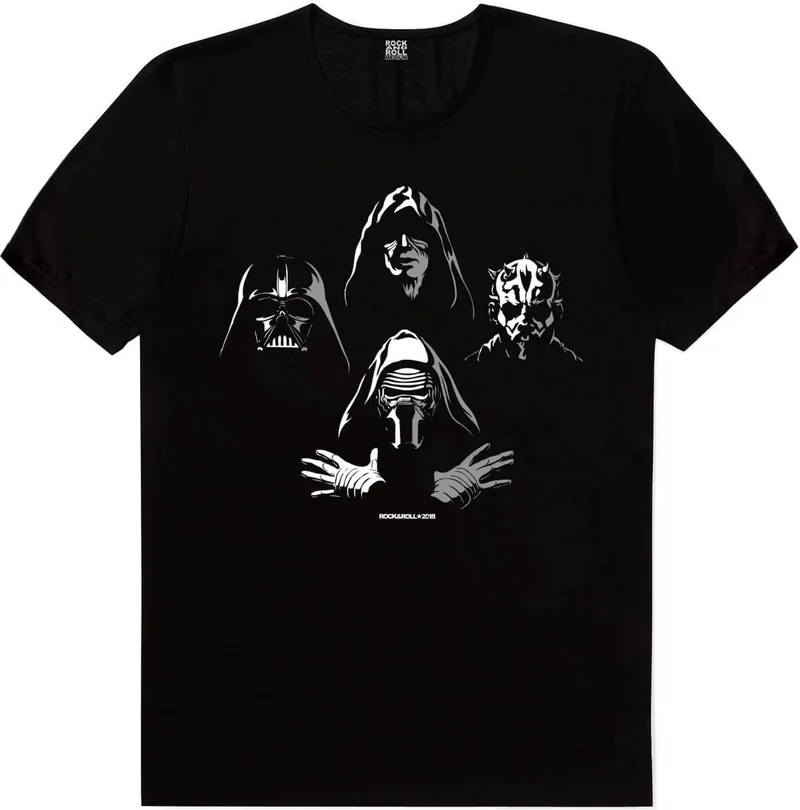 روك اند رول Star Bikers, Rocker Darth Vader, Four Heads Star Wars Men's 3-Piece Eco Pack T-Shirt