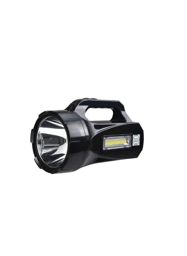 GLOBEAM GLOBEAM 9900 Kisan Rechargeable Torch with Side Emergency Light 7000 mAh Battery with Long Range Distance Light for Kisan Farmers Villagers ABS Plastic  - Image 1