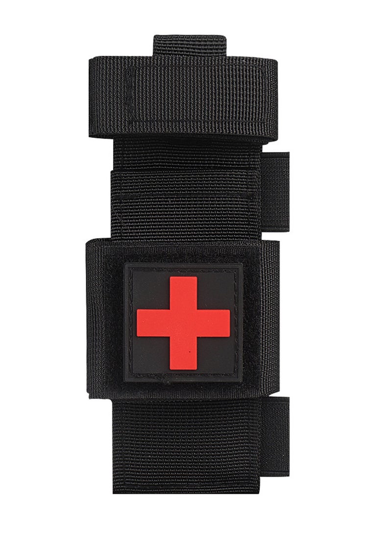 Tactical First Aid Pouch - Water-Resistant Nylon Tourniquet Holder for Outdoor Survival, Camping, Hiking & Emergency Response - Image 1
