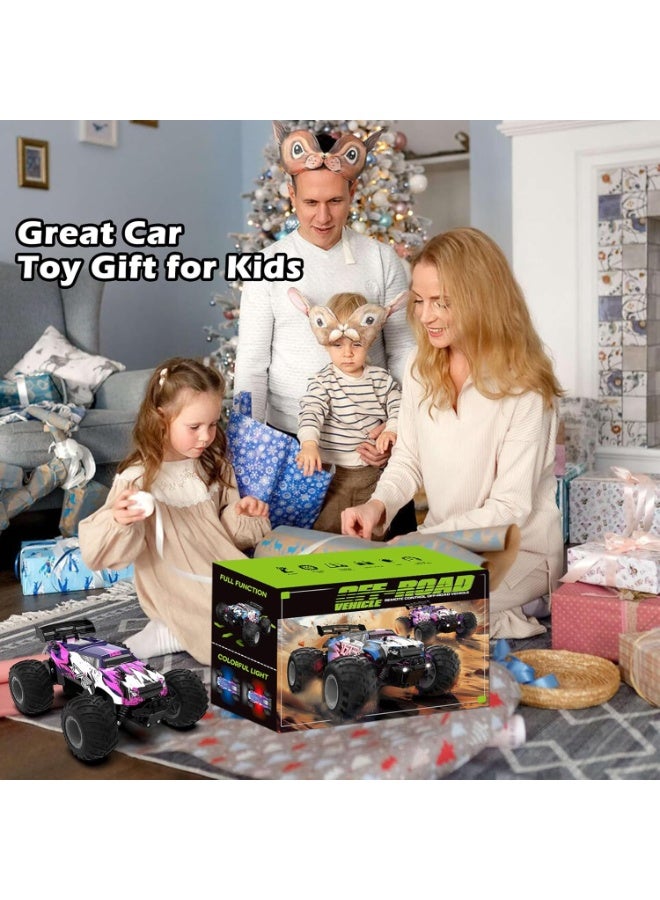 بلو فاير سيارة تحكم عن بعد 1:18 - شاحنة Q175 لجميع التضاريس، سرعة 20 كم/س، نظام 2.4 جيجا هرتز، بإضاءة LED، مع بطاريتين - هدية مثالية للأطفال والكبار - Image 5