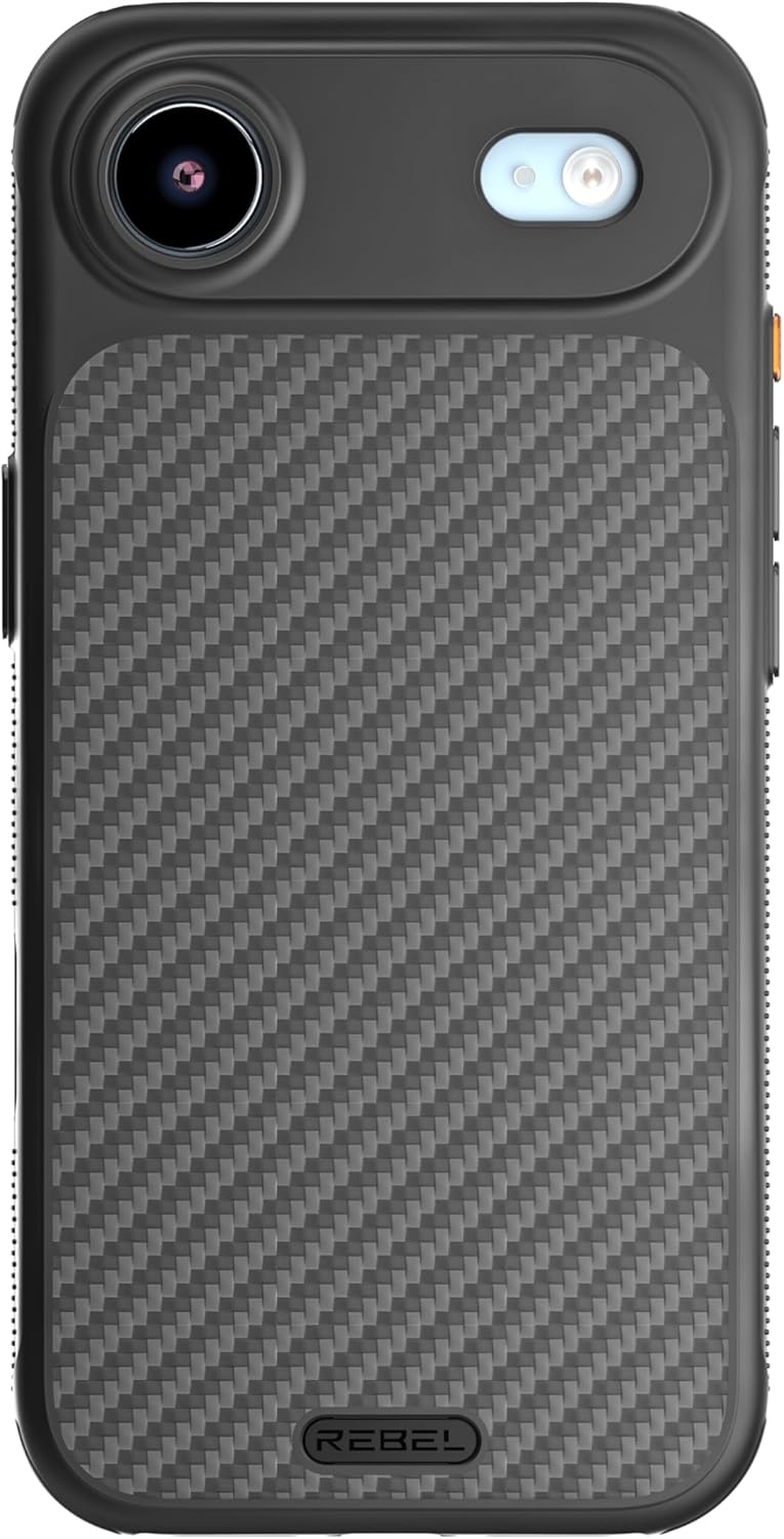 Rebel iPhone Air Case [GEN7 Aramid Fiber] Rugged MagSafe Compatible, Anti-Slip Sides Shock Resistant Metal Buttons Upgraded Camera Button Protection Design - Image 4