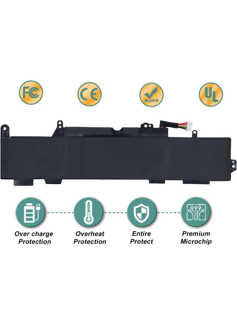 Terabyte SS03XL 933321-855 Laptop Battery Replace for Hp EliteBook 840 G5 G6 Notebook 730 735 740 745 830 846 G5 840 G6 735 745 830 G6 ZBook 14U G5 G6 Series HSN-I13C-4 HSTNN-LB8G 932823-421 933321-852 50Wh  - Image 2