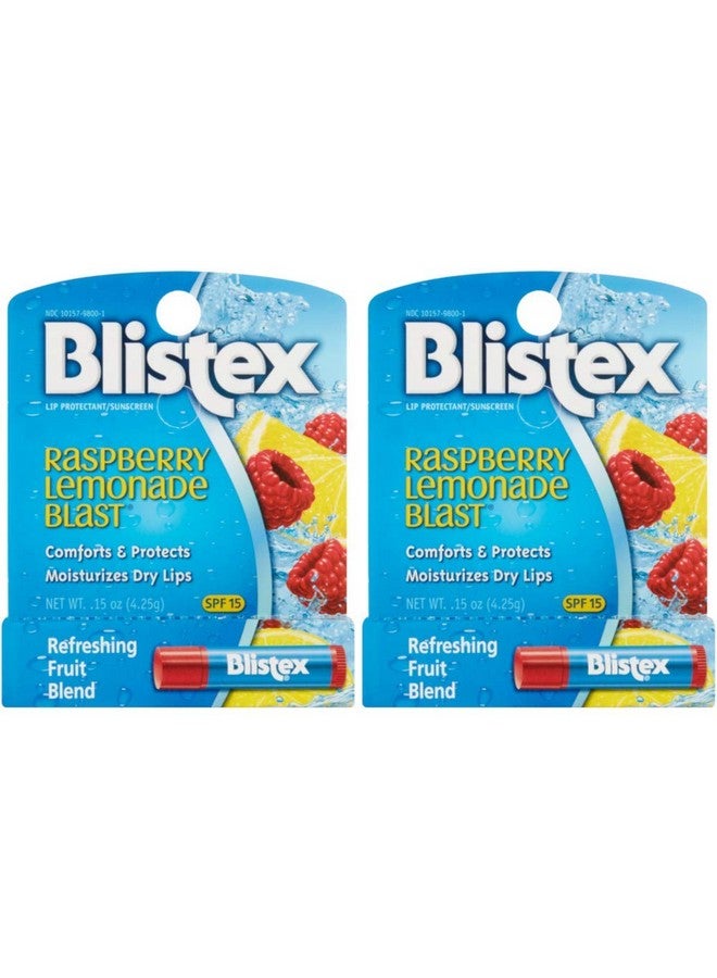 بليستكس (عبوتان) بلسم الشفاه التوت ليمونيد بلاست يرطب الشفاه الجافة 0.15 أونصة - Image 2