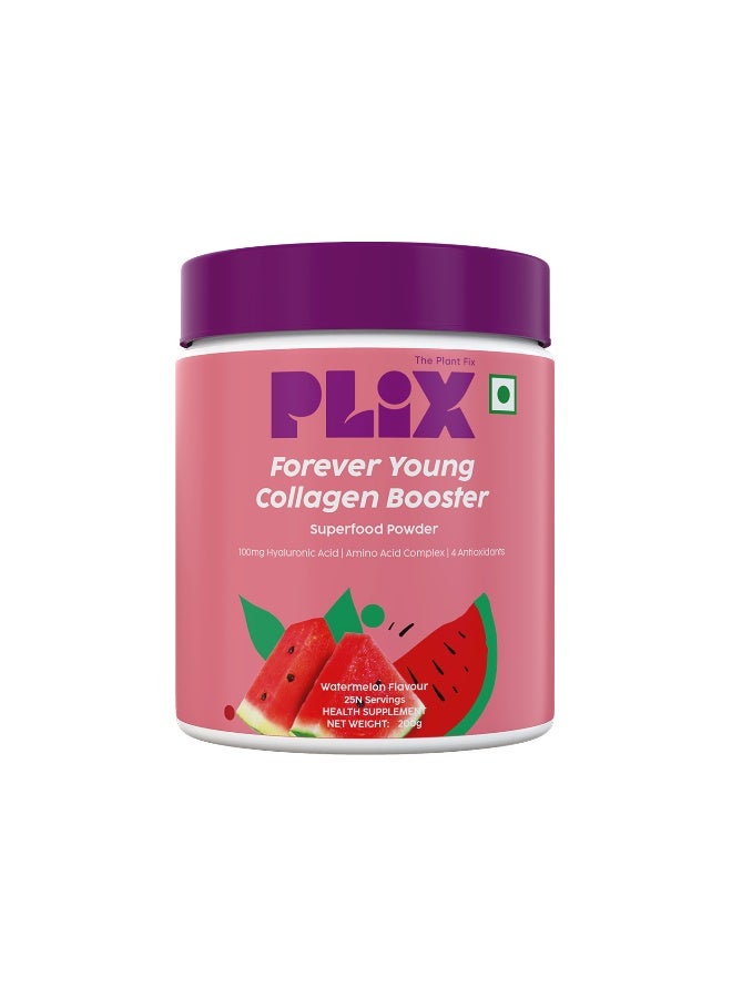 PLIX THE PLANT FIX PLIX- THE PLANT FIX Collagen Booster Powder with 100mg Hyaluronic Acid | Plant-based formula | Vitamin C | No added sugar | Helps support skin health - Image 1