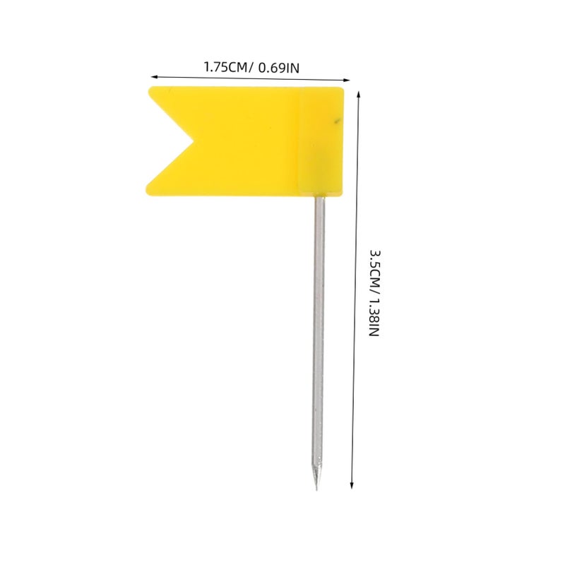 160 Push Pins Colorful Flag Map Tacks for Cork Boards Bulletin Maps Office Home Travel Planning - Image 3
