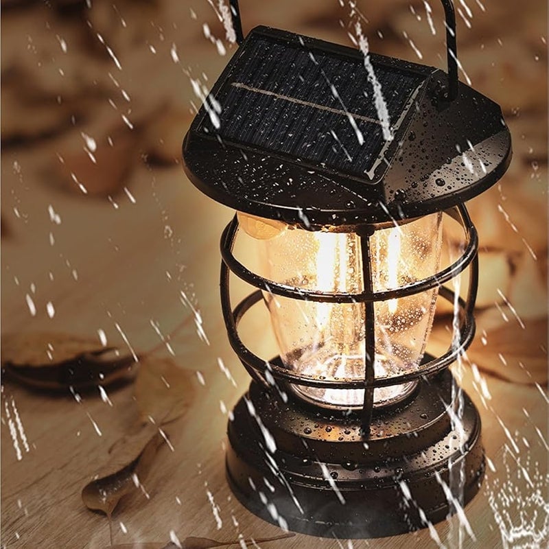 Rechargeable Solar Flashlight LED Handheld Torch Outdoor Camping Light Color A - Image 4