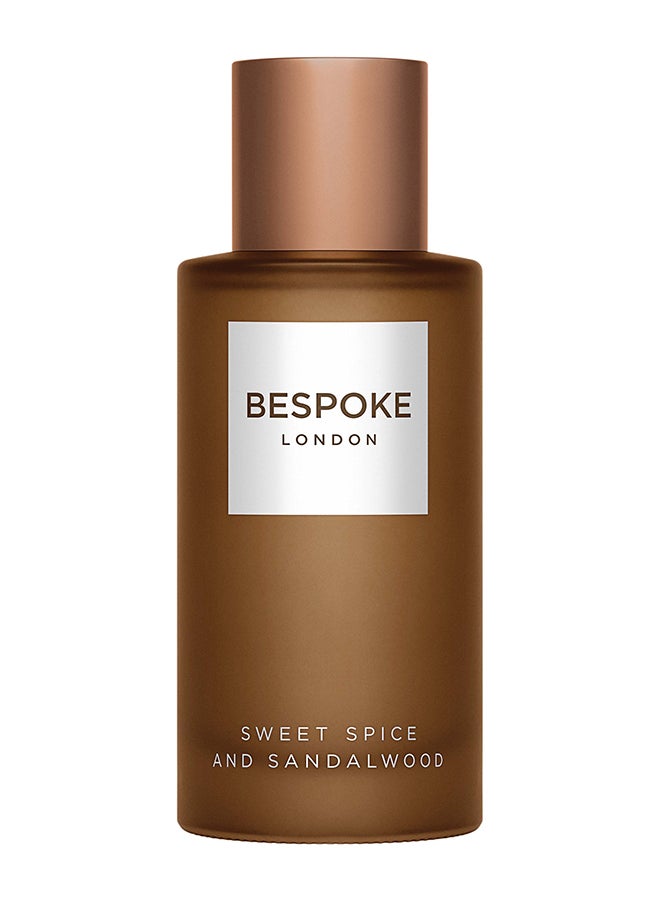 BESPOKE LONDON - BESPOKE London Perfume For Men Sweet Spice & Sandalwood Eau De Parfum | 100ml | Warm, Woody & Spiced Scent | Long-Lasting, Sophisticated Fragrance | Perfect for Evening Wear & Special Occasions - Image 1