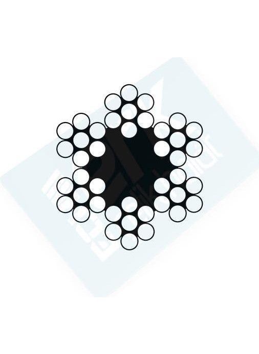 Ennalbur Steel Rope 4 Mm 1 Meter 6X7  - Image 2