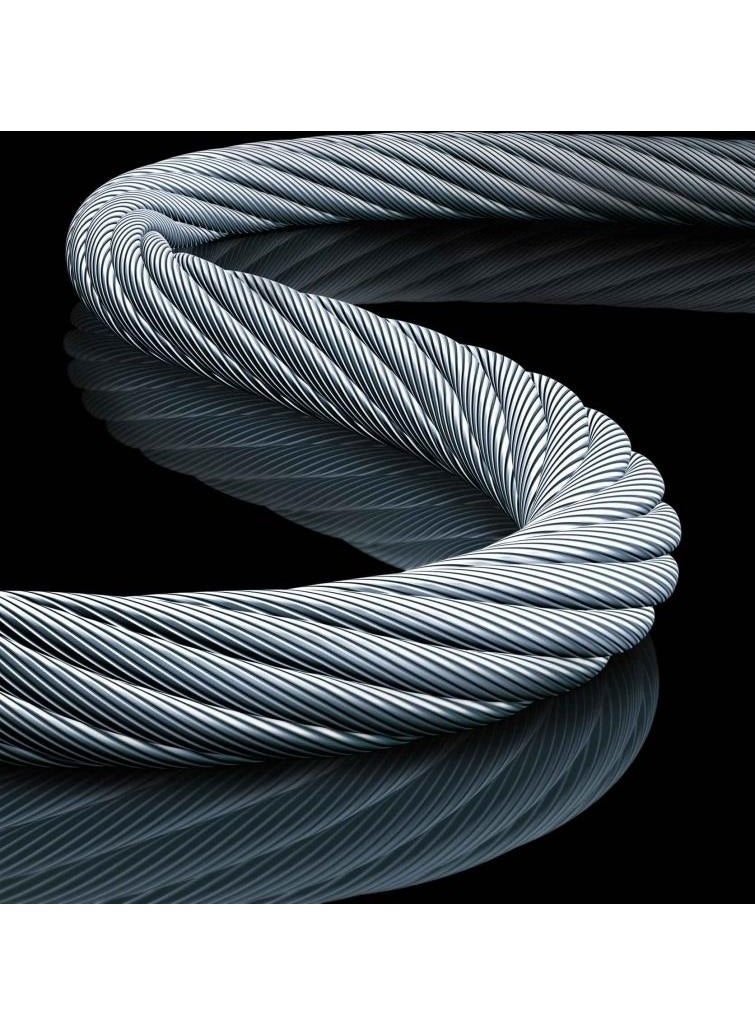 Ennalbur Steel Rope 4 Mm 1 Meter 6X7  - Image 1
