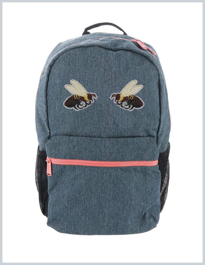 2 Different Bee Insect Applique Embroidered Sewon Patch Each Size 78cm x 7cm for Jackets Bags Caps Jeans Pants Outdoor Clothing Imported from Malaysia 1 Pair Code SBX64  - Image 4