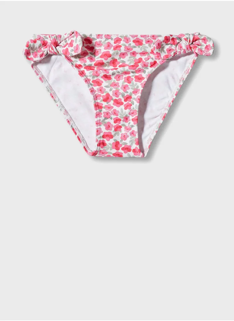 MANGO Kids Floral Tie Bikini