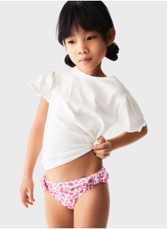 MANGO Kids Floral Tie Bikini  - Image 4