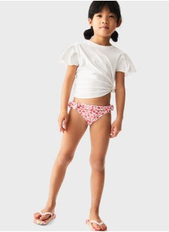 MANGO Kids Floral Tie Bikini  - Image 5
