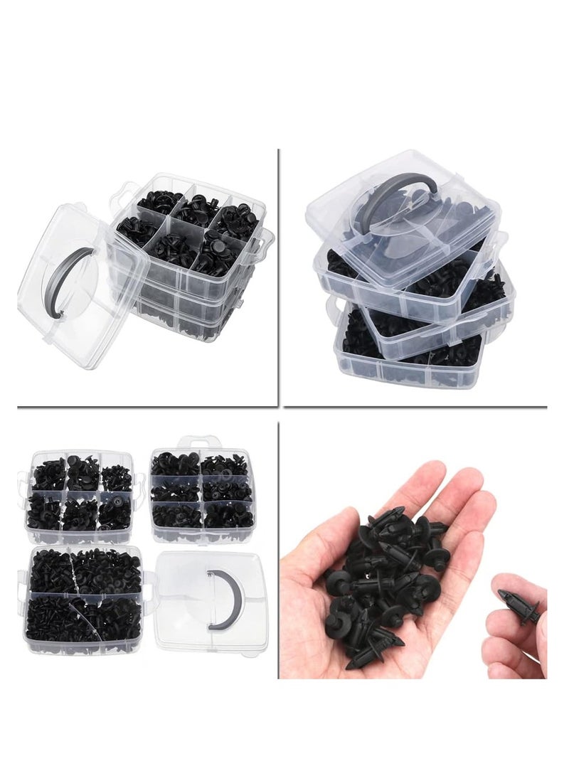 665pcs Car Push In Rivet Clips Plastic Fasteners Set for Car with 16 Most Popular Door Trim Panel Clips for GM Ford Toyota Honda Nissan and More - Image 3