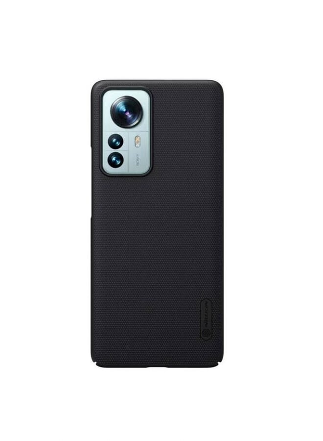 Nillkin Super Frosted Shield Hard Back Case Cover For Xiaomi 12 Pro Black - Image 2