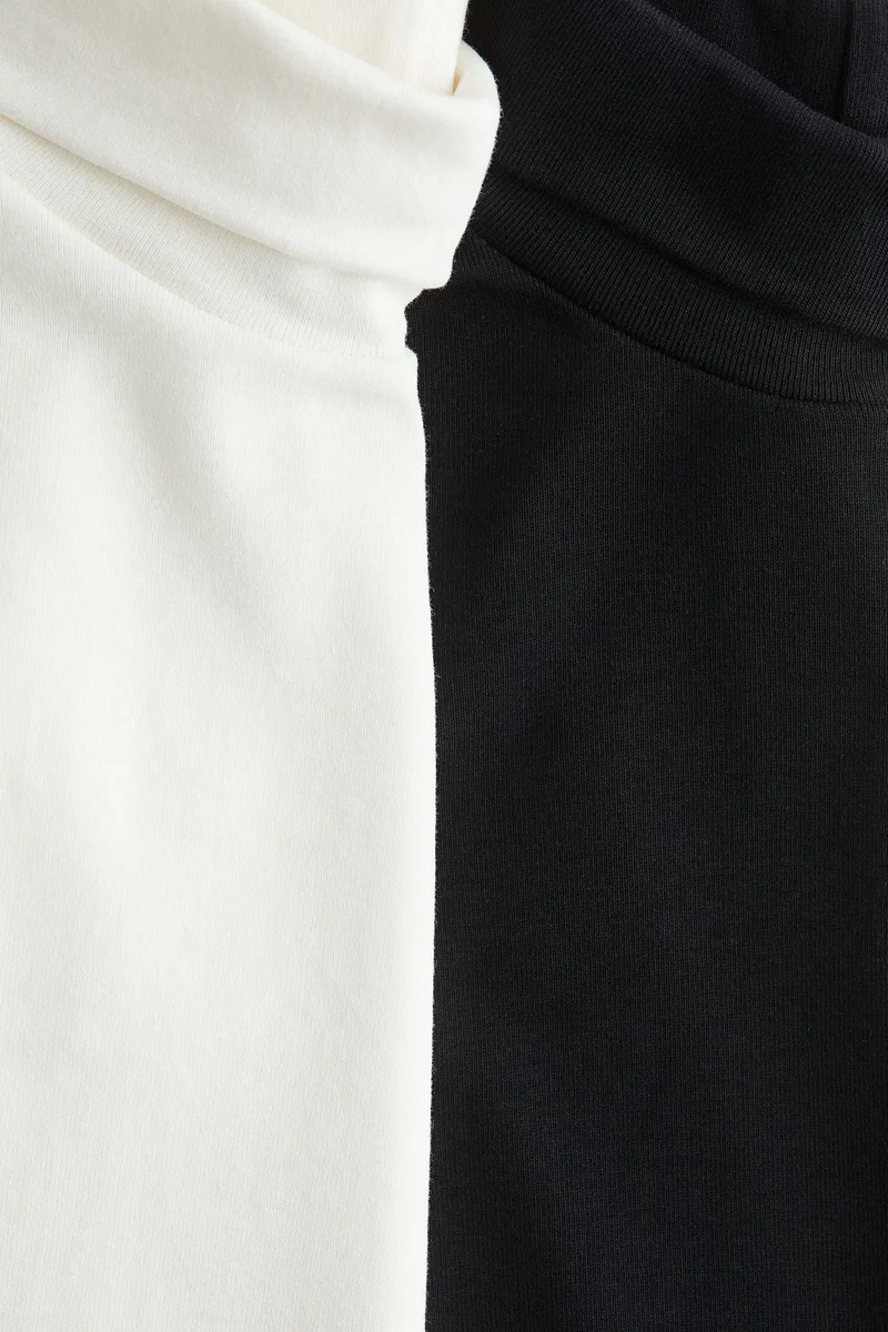 H&M 2-pack polo-neck tops