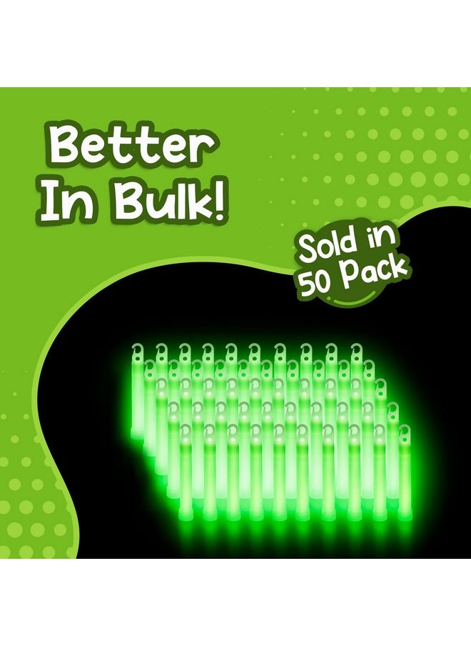 Windy City Novelties - City Novelties - 50 Pack - 4" Premium Glow Sticks (Green) - Image 1