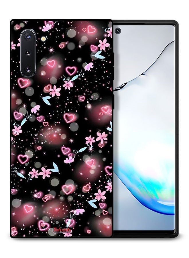 Tolwak Samsung Galaxy Note 10 Protective Case Cover Small Hearts And Flowers - Image 1