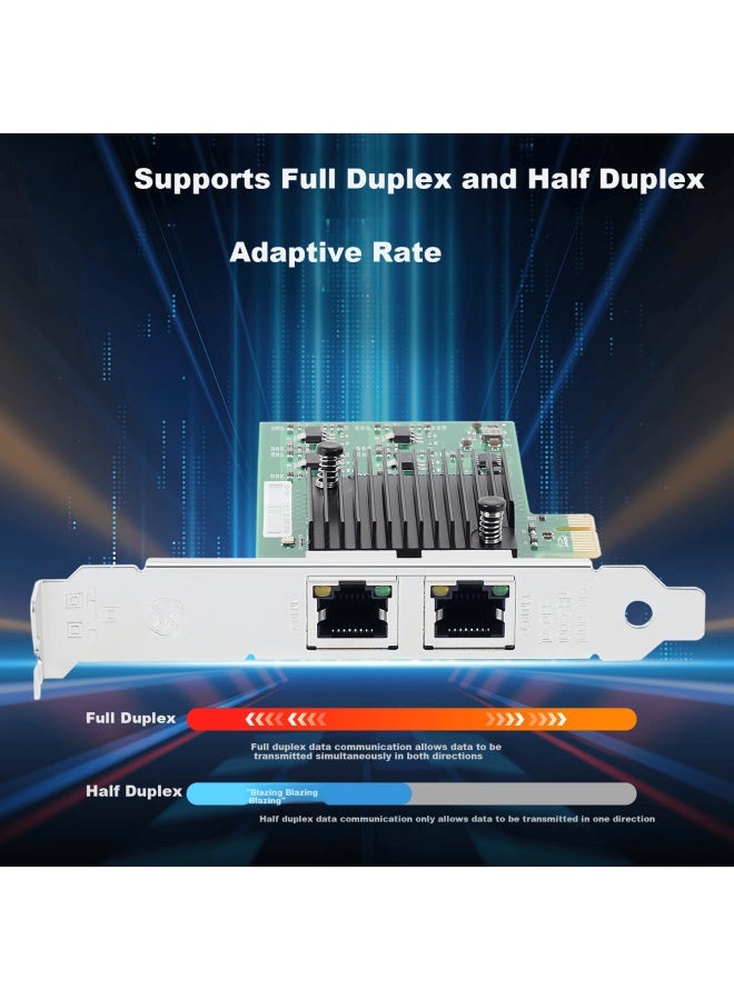 Flybish Na574-t2 Gigabit Dual-port Pcie X1 Network Card For Soft Routing Ros Desktop Wired Network Card 82574 Dual-port - Image 2