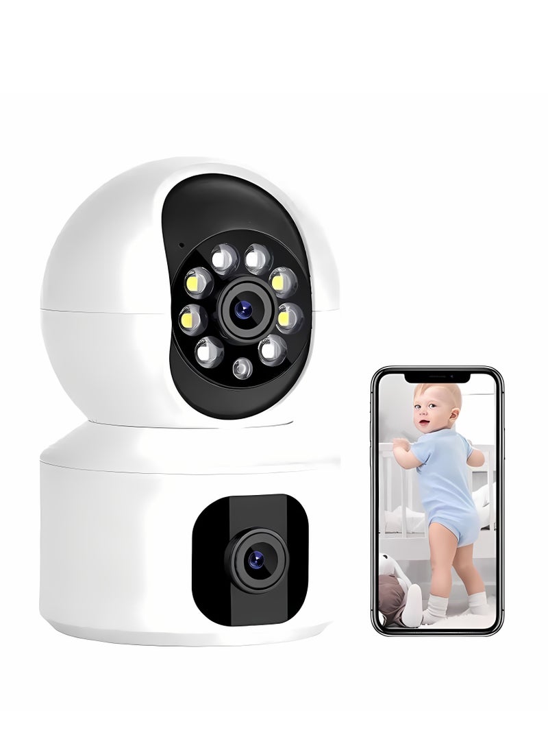 Generic Smart Security Camera,PTZ WiFi Camera,1080P Smart Surveillance –Two-Way Audio, AI Human Detection, Privacy Mode, Night Vision, Remote App Control, Multi-User Simultaneous Viewing,Support MicroSD Card & Cloud Storage - Image 1