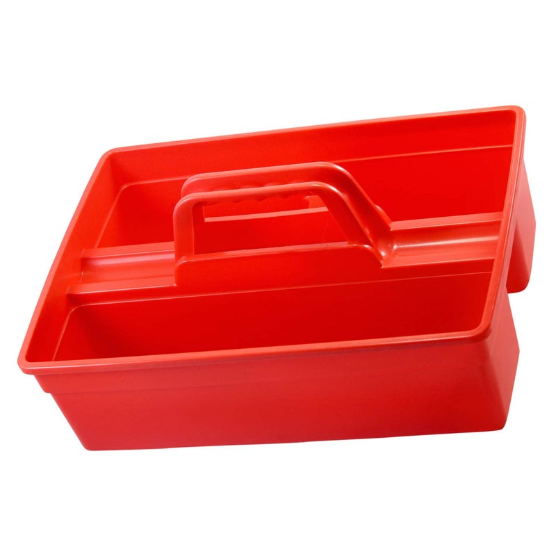 Aoomi Handy Caddy Industrial Multipurpose Grade Plastic Medium Size BasketRed - Image 3
