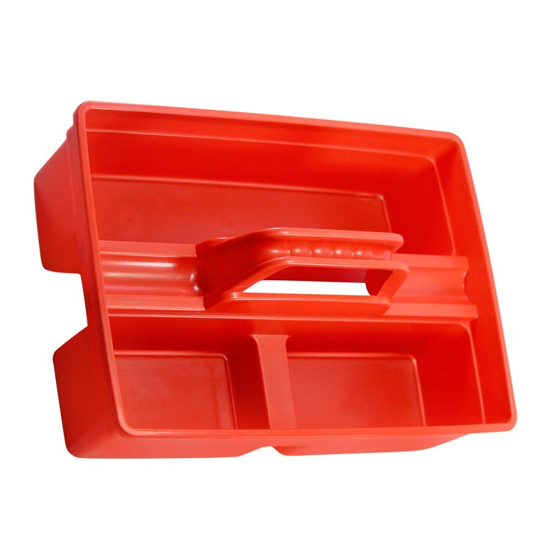 Aoomi Handy Caddy Industrial Multipurpose Grade Plastic Medium Size BasketRed - Image 4