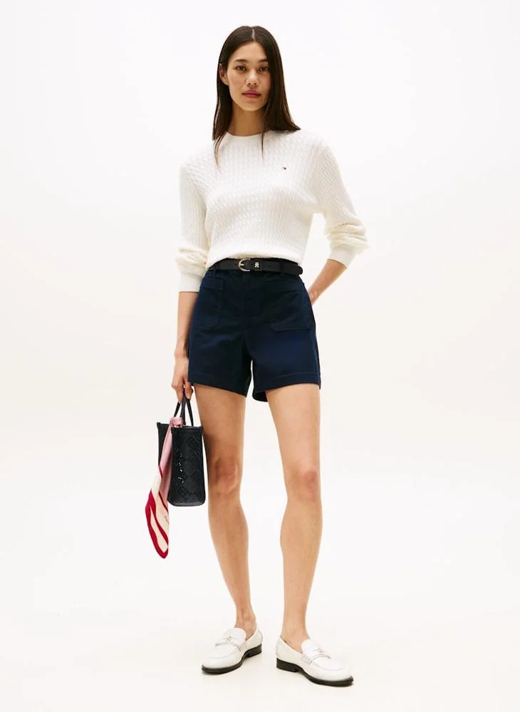 TOMMY HILFIGER CO CABLE FINE GG C-NK LS SWT