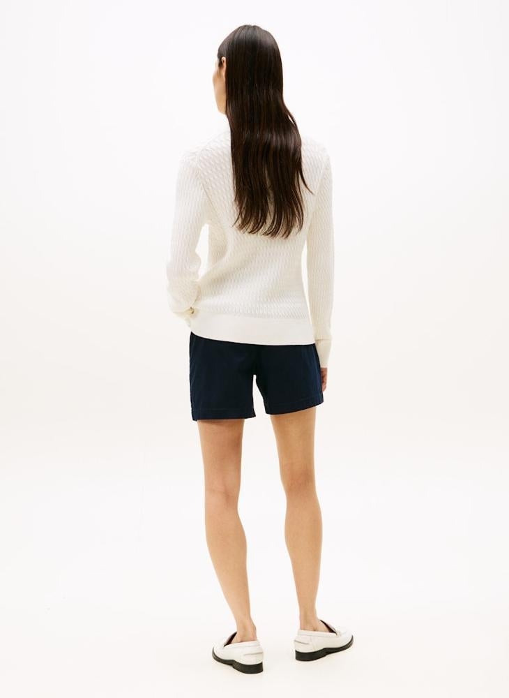 TOMMY HILFIGER CO CABLE FINE GG C-NK LS SWT - Image 2