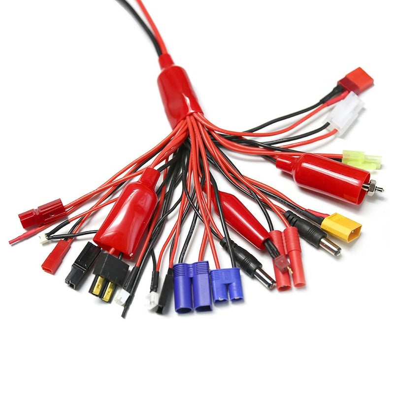Flexible 19 in 1 Charging Cable Cord with Silicone Wire and Durability ABS for Various Electronic Devices Remote Control Car UAV Device - Image 2