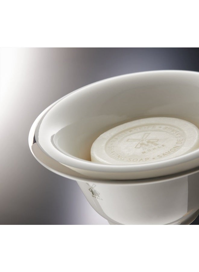 M MÜHLE MÜHLE White Porcelain Platinum Rim Shaving Dish - Image 2
