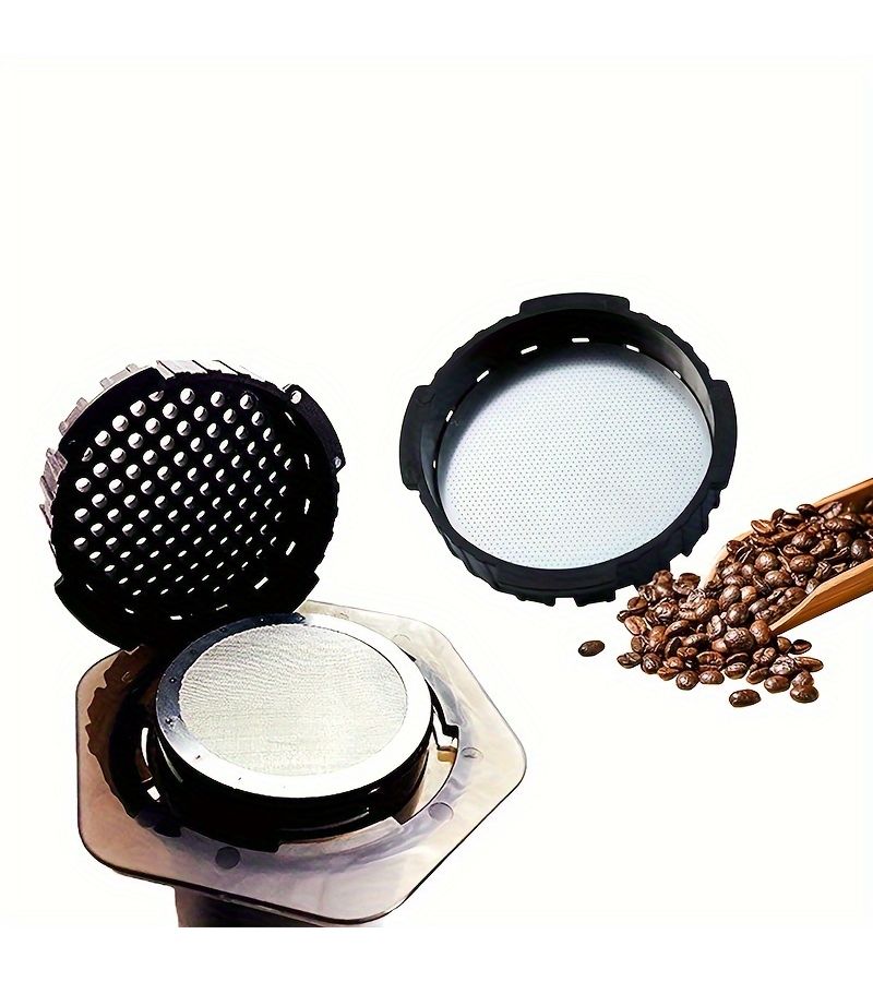 Stainless Steel Coffee Filter For AeroPress 1pc Reusable Fine Filter Enhances Flavor And Oil Content No Paper Needed - Image 1