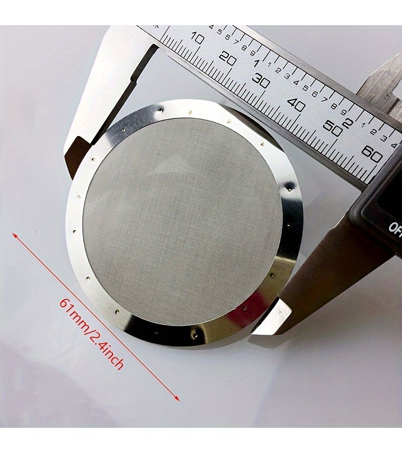 Stainless Steel Coffee Filter For AeroPress 1pc Reusable Fine Filter Enhances Flavor And Oil Content No Paper Needed - Image 4