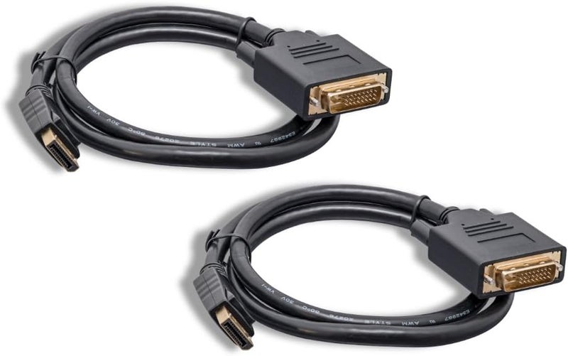 Cablelera DisplayPort to DVI Cable 3ft 2packs - Image 3