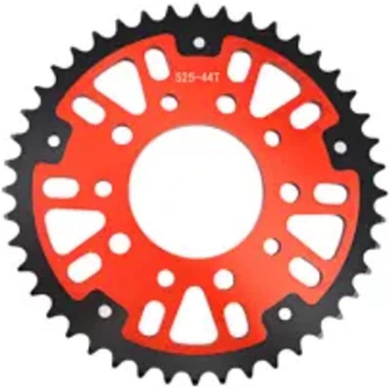 QASULER 525 44T Motorcycle Rear Sprocket - Image 1