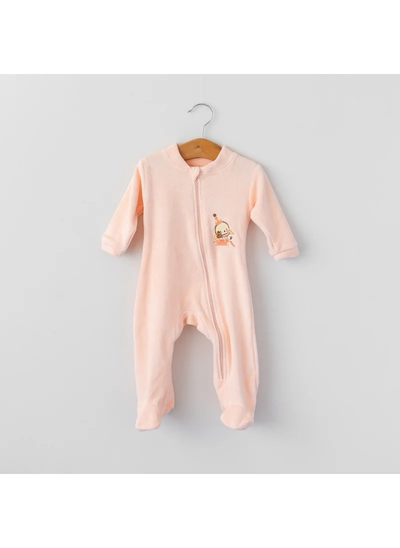 Mama Yoyo Velvet Sleeping Bag - Rabbit Embroidered