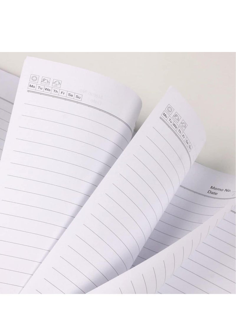 ECVV Spiral Lined B5 Notebook Loose-leaf Business Memo Notepad Sketchbook for School/Office, Diary Journal Subjects Notebook for /Kids, 105 Sheets/210 Pages - Image 4