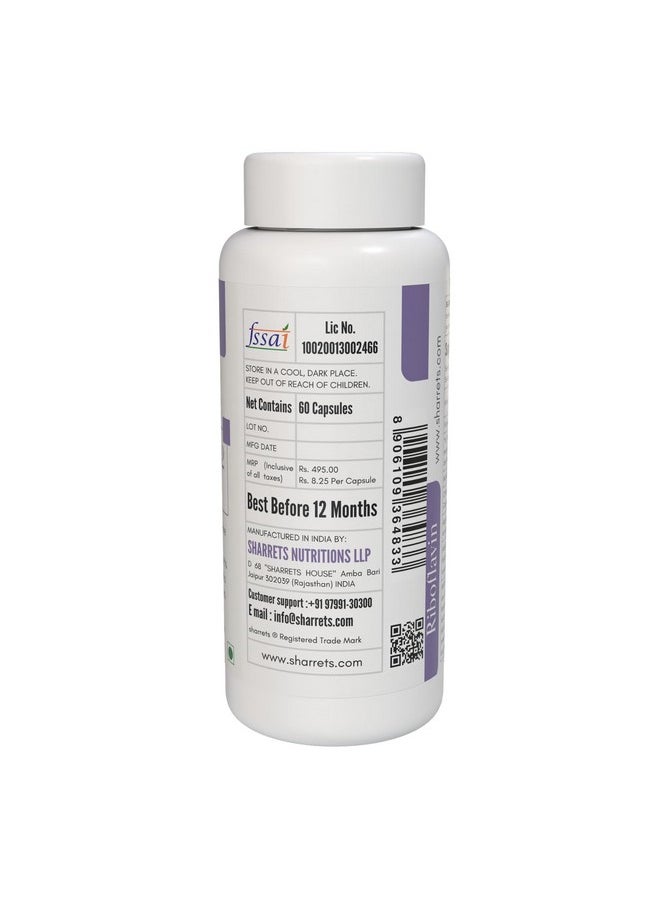 Sharrets Vitamin B2 Riboflavin Supplement 60 Capsules "For Vital Energy And Radiant Wellness"  - Image 3