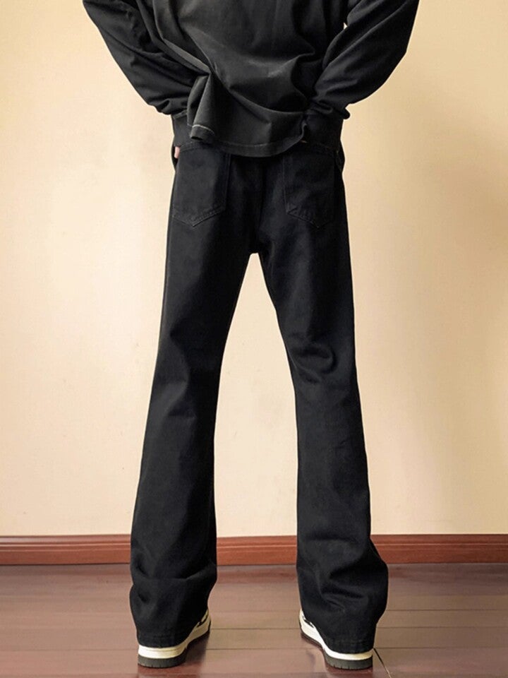 Unisex Classic Denim Jeans Loose Fit Daily Outdoor Wear - Image 1