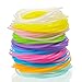 Sumind 100 Pieces Silicone Jelly Bracelets Luminescent 80s 90s Hair Ties Accessories Multicolor Rainbow Wristband Party Favor Wrist Armband Retro Band for Women Team - Image 3