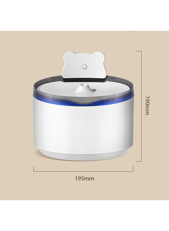 AIWANTO Automatic Cat Water Fountain with Smart Sensor – Quiet Pet Drinking Dispenser with Filter, BPA-Free, 2.2L Capacity for Cats & Small Dogs - Image 5