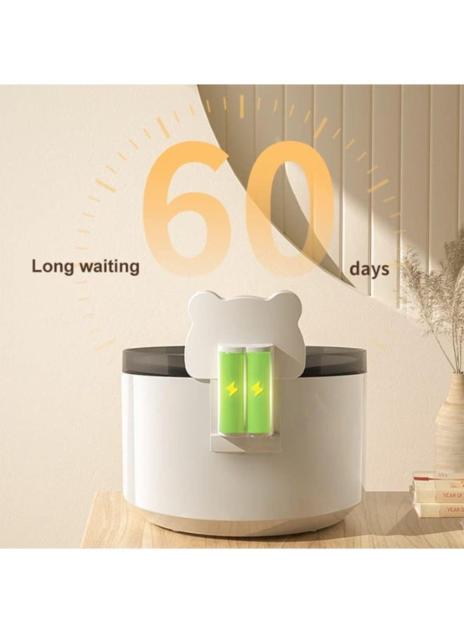 AIWANTO Automatic Cat Water Fountain with Smart Sensor – Quiet Pet Drinking Dispenser with Filter, BPA-Free, 2.2L Capacity for Cats & Small Dogs - Image 4