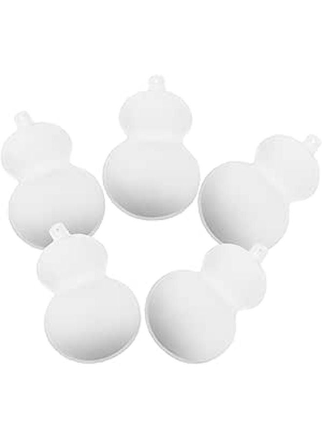 Hand Painted Paper Gourds For Kids Art Craft Early Education 5 Pieces Set - Image 1