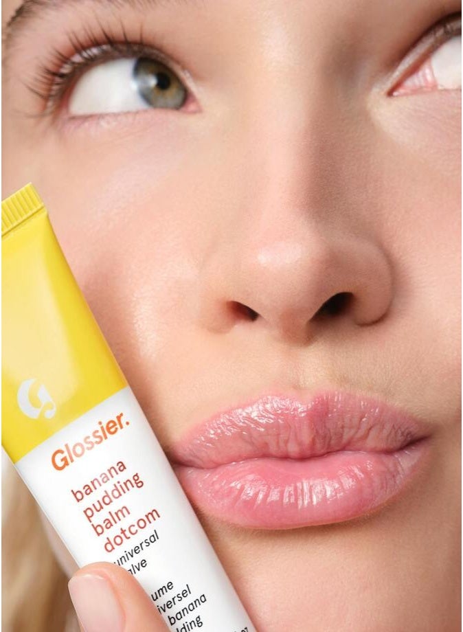 جلوسير بلسم الشفاه ومرهم البشرة "Balm Dotcom" من Glossier - نكهة بودينغ الموز، 15 مل - مرطب ومتعدد الاستخدامات - Image 4