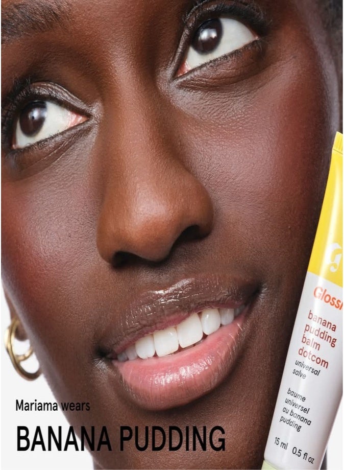 جلوسير بلسم الشفاه ومرهم البشرة "Balm Dotcom" من Glossier - نكهة بودينغ الموز، 15 مل - مرطب ومتعدد الاستخدامات - Image 5